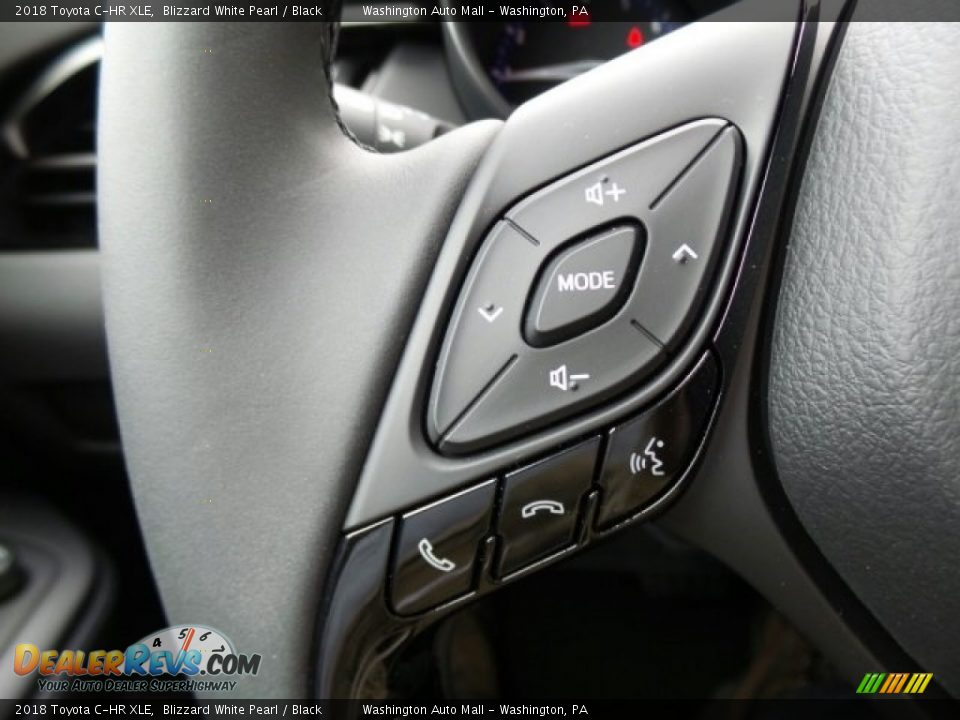 2018 Toyota C-HR XLE Blizzard White Pearl / Black Photo #25