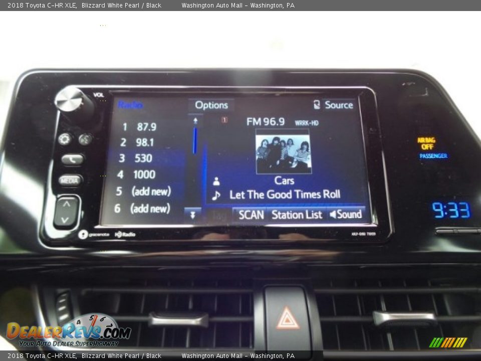 2018 Toyota C-HR XLE Blizzard White Pearl / Black Photo #29