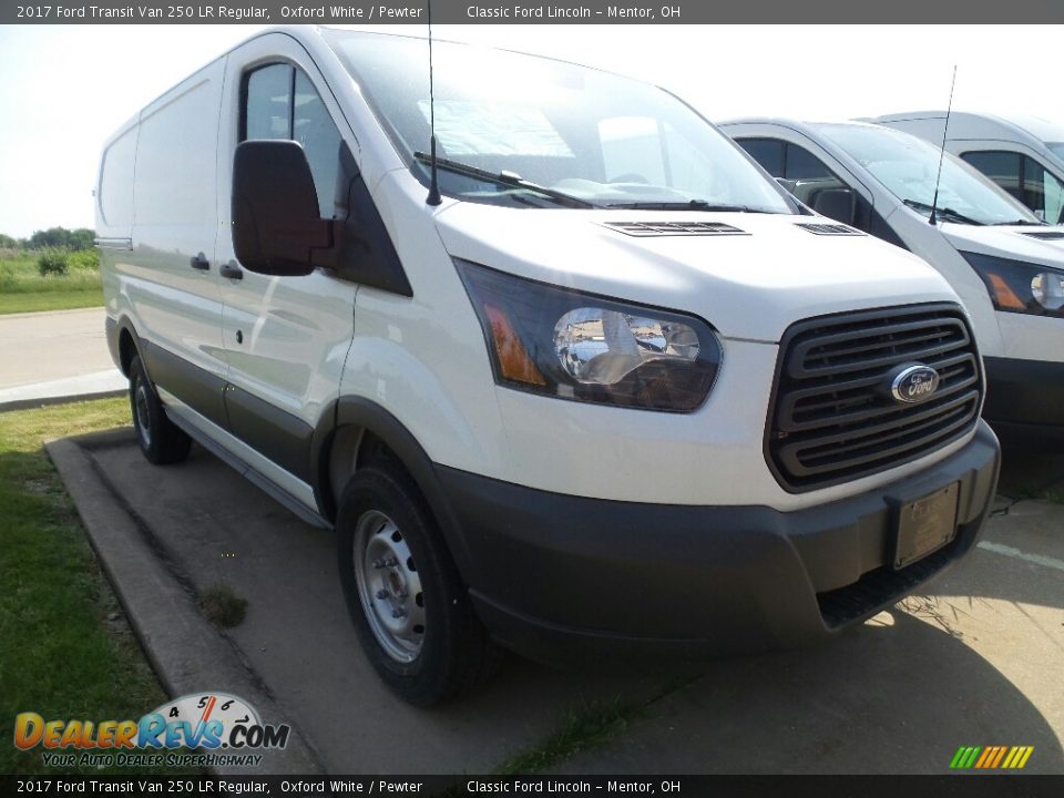 2017 Ford Transit Van 250 LR Regular Oxford White / Pewter Photo #1