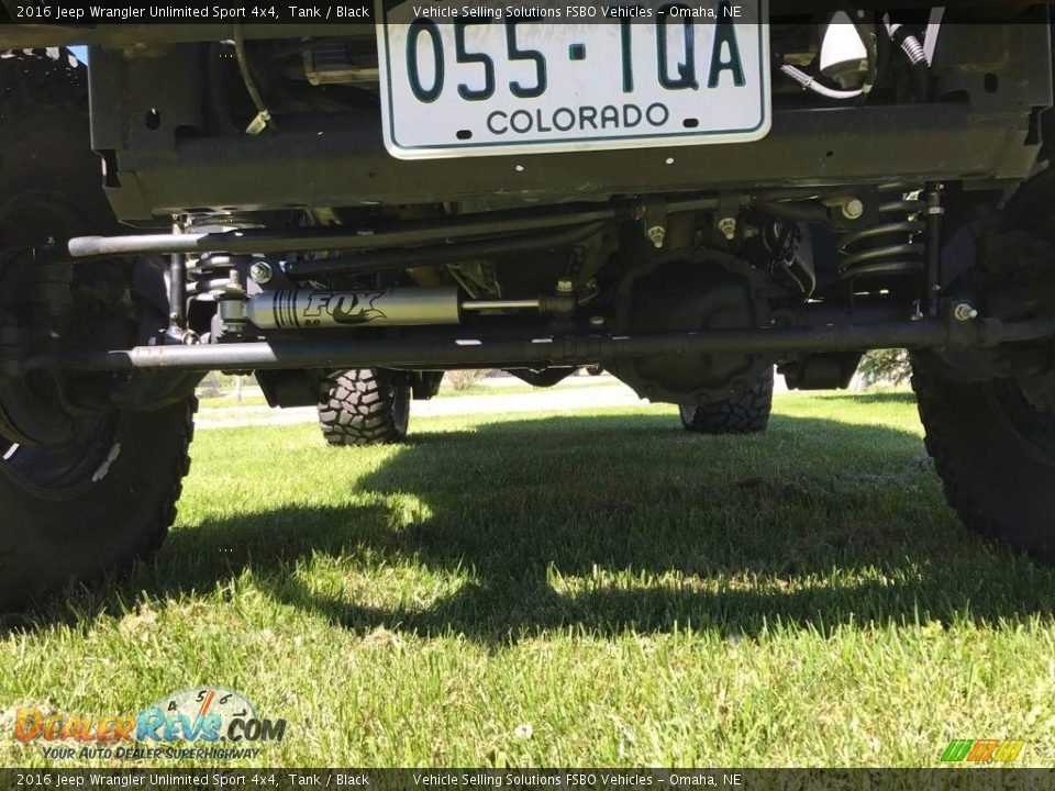 2016 Jeep Wrangler Unlimited Sport 4x4 Tank / Black Photo #14