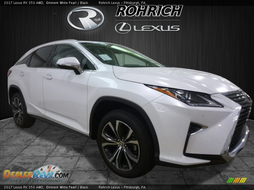 2017 Lexus RX 350 AWD Eminent White Pearl / Black Photo #1