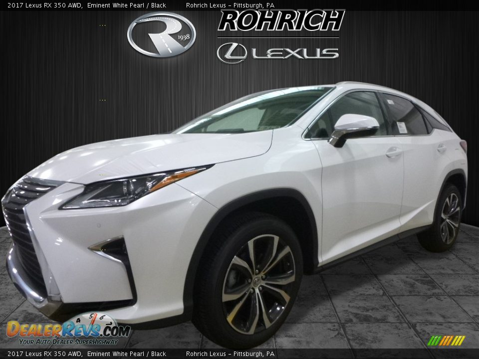 2017 Lexus RX 350 AWD Eminent White Pearl / Black Photo #4