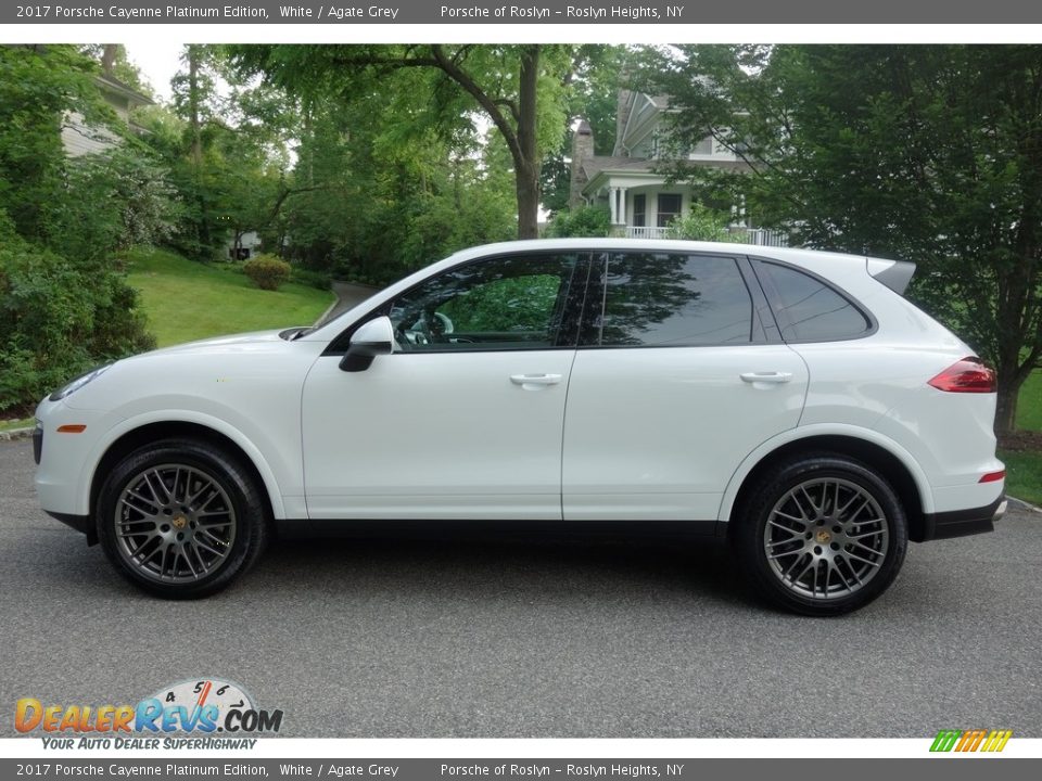 White 2017 Porsche Cayenne Platinum Edition Photo #3