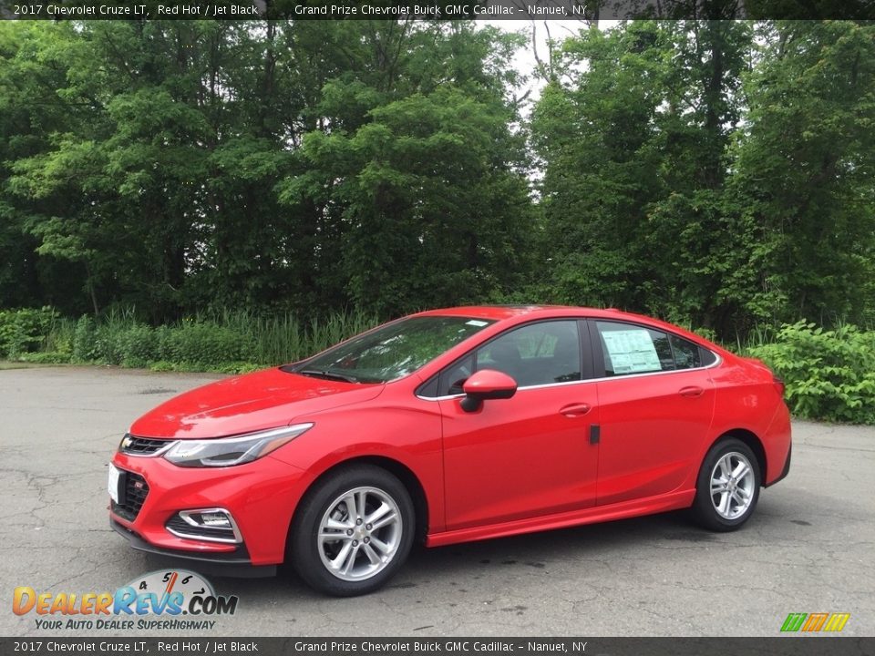 2017 Chevrolet Cruze LT Red Hot / Jet Black Photo #1