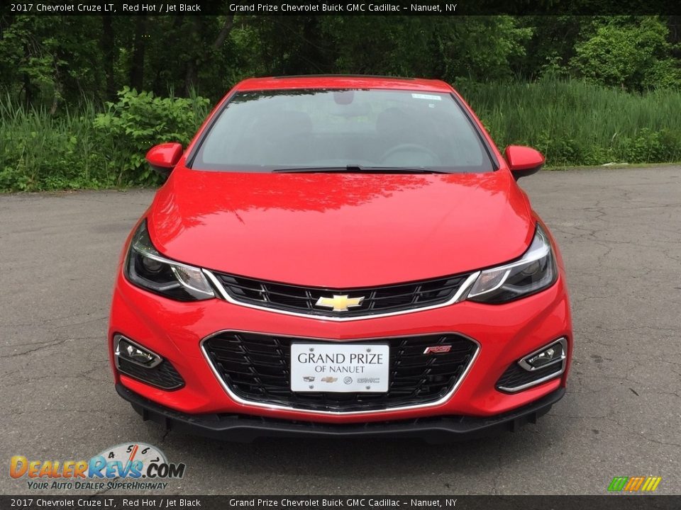 2017 Chevrolet Cruze LT Red Hot / Jet Black Photo #2