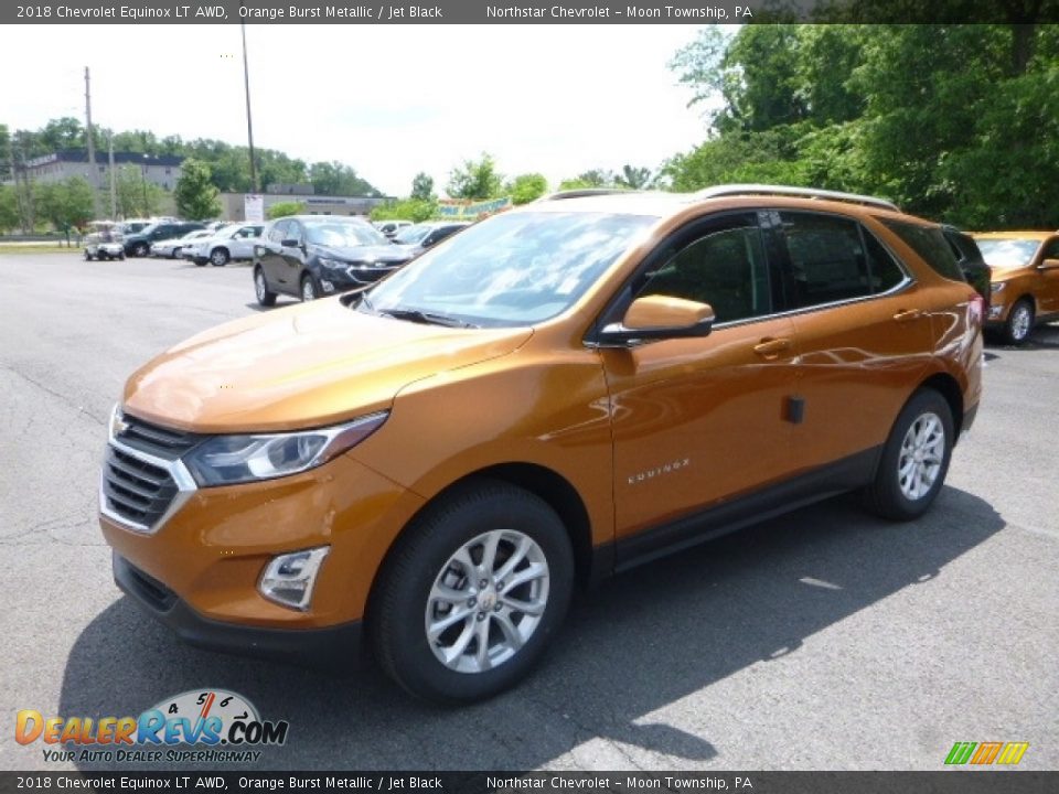 2018 Chevrolet Equinox LT AWD Orange Burst Metallic / Jet Black Photo #1