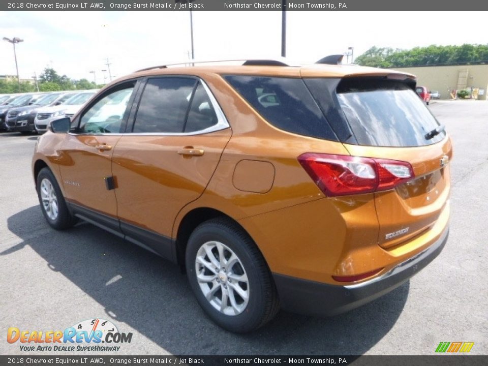 2018 Chevrolet Equinox LT AWD Orange Burst Metallic / Jet Black Photo #3