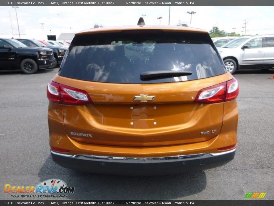 2018 Chevrolet Equinox LT AWD Orange Burst Metallic / Jet Black Photo #4