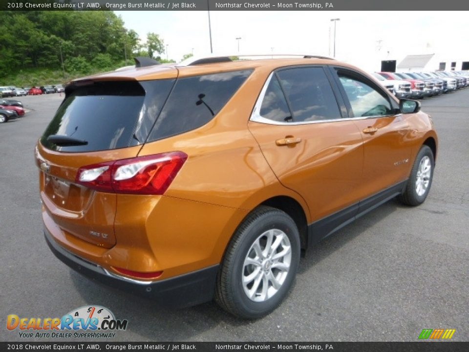 2018 Chevrolet Equinox LT AWD Orange Burst Metallic / Jet Black Photo #5