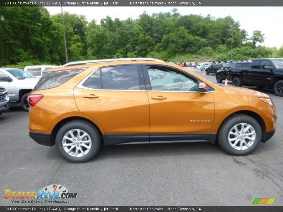 2018 Chevrolet Equinox LT AWD Orange Burst Metallic / Jet Black Photo #6