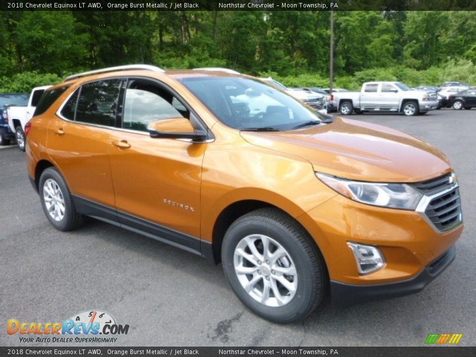 2018 Chevrolet Equinox LT AWD Orange Burst Metallic / Jet Black Photo #7
