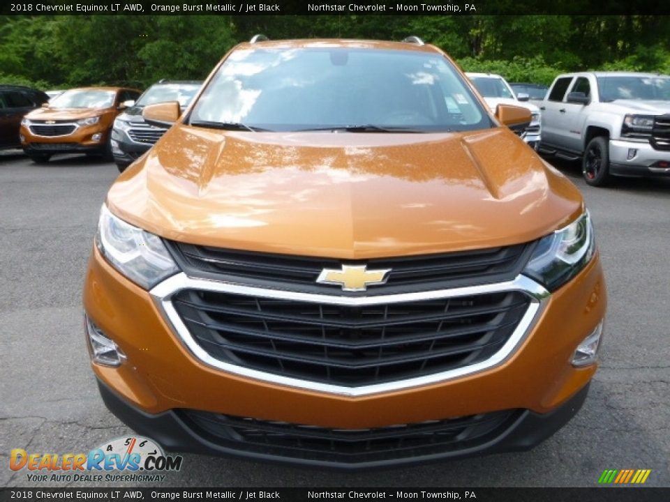 2018 Chevrolet Equinox LT AWD Orange Burst Metallic / Jet Black Photo #8