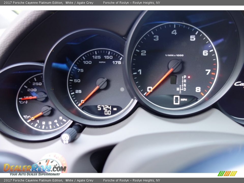 2017 Porsche Cayenne Platinum Edition Gauges Photo #21