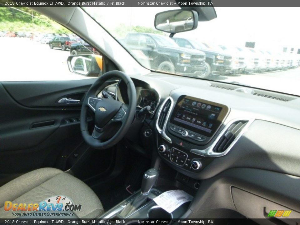 2018 Chevrolet Equinox LT AWD Orange Burst Metallic / Jet Black Photo #12