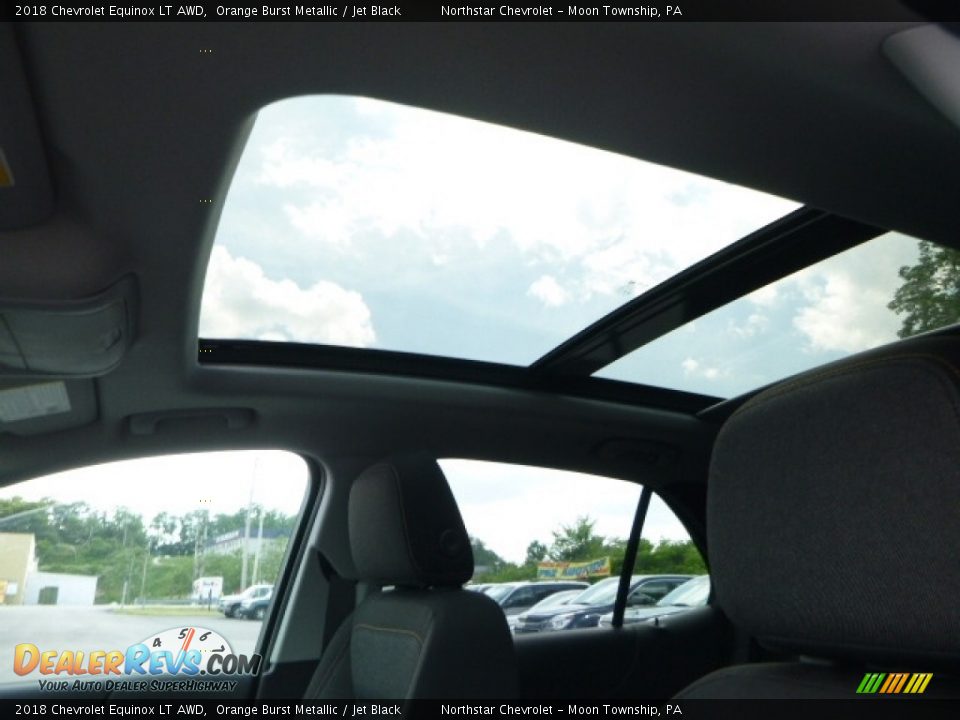 2018 Chevrolet Equinox LT AWD Orange Burst Metallic / Jet Black Photo #18