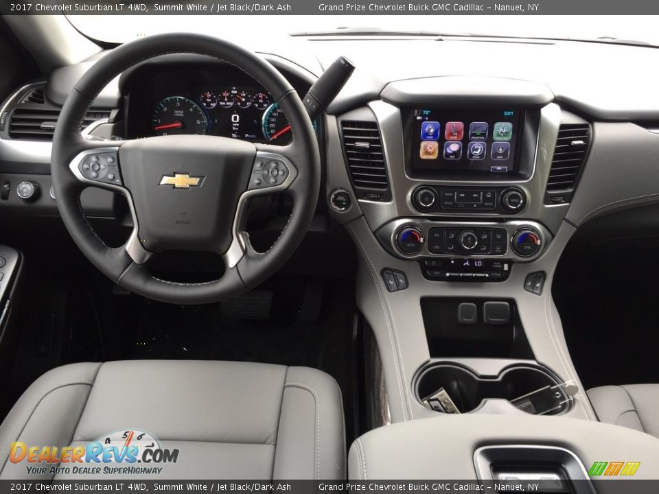 2017 Chevrolet Suburban LT 4WD Summit White / Jet Black/Dark Ash Photo #8