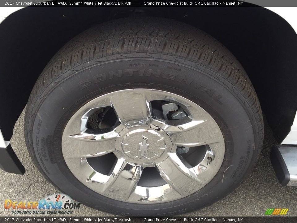 2017 Chevrolet Suburban LT 4WD Summit White / Jet Black/Dark Ash Photo #10