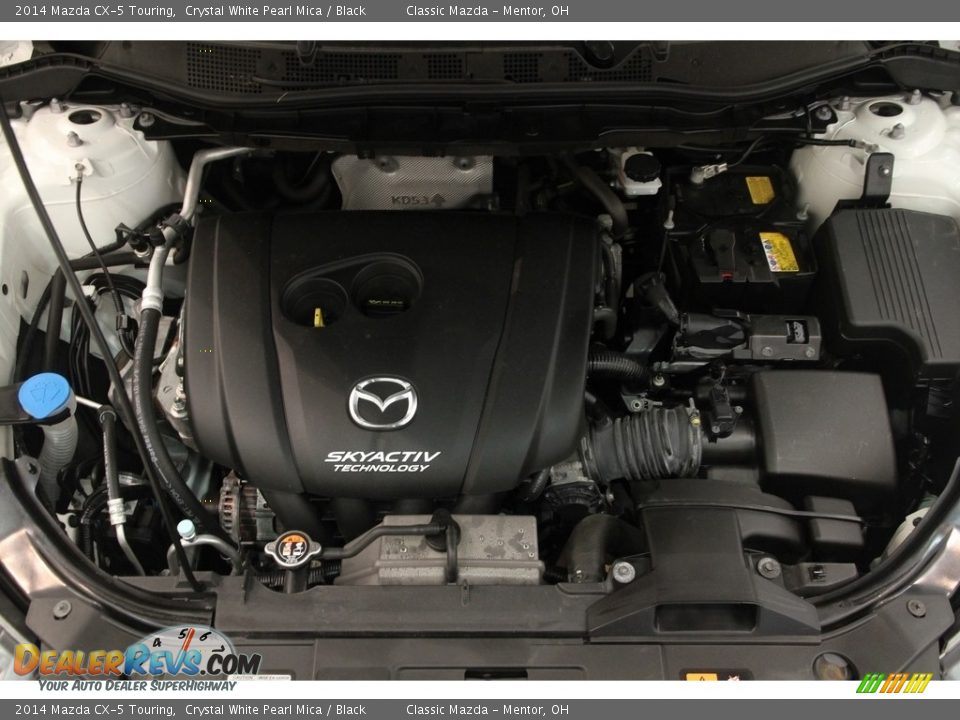 2014 Mazda CX-5 Touring Crystal White Pearl Mica / Black Photo #17