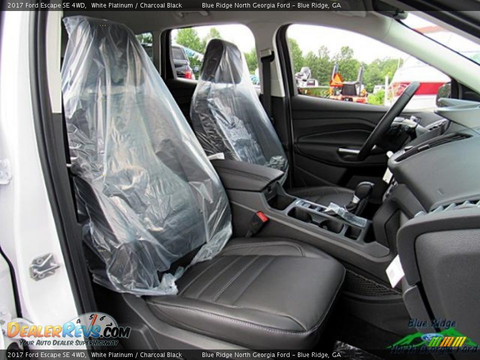 2017 Ford Escape SE 4WD White Platinum / Charcoal Black Photo #12