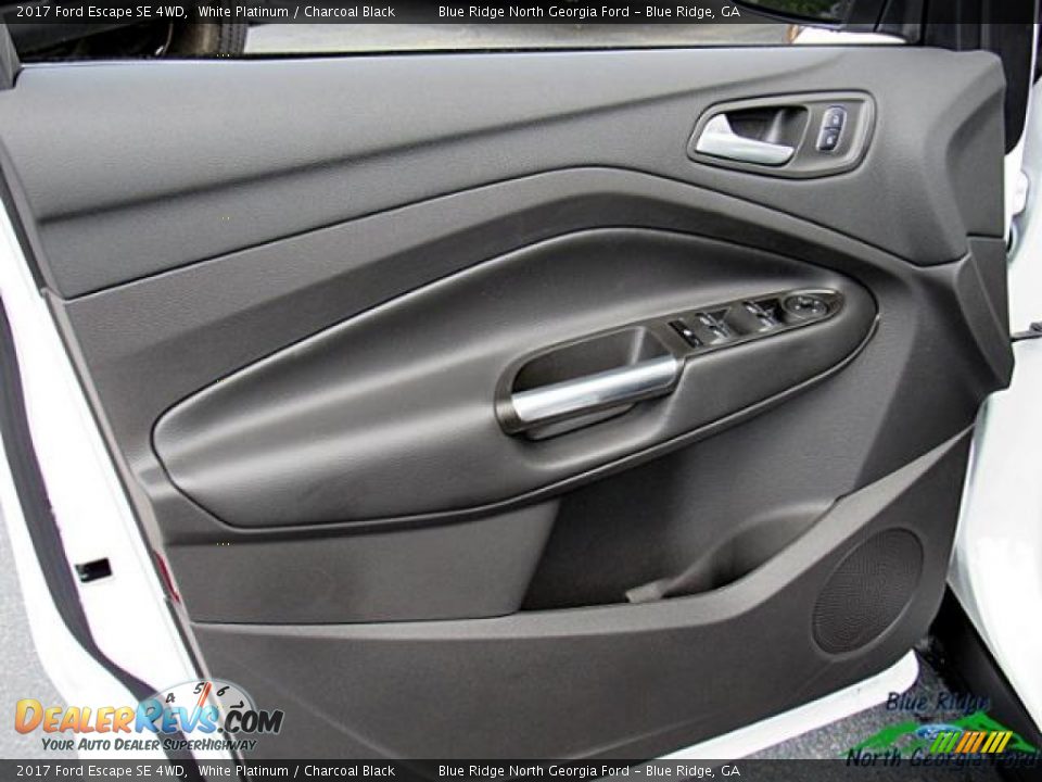 2017 Ford Escape SE 4WD White Platinum / Charcoal Black Photo #27