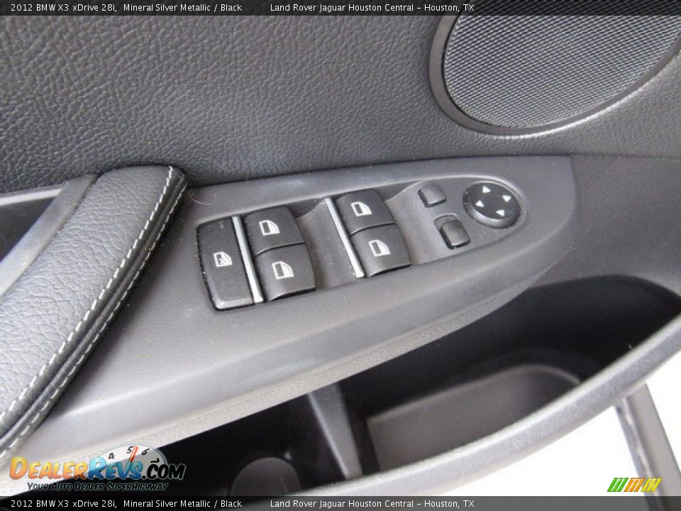 2012 BMW X3 xDrive 28i Mineral Silver Metallic / Black Photo #23