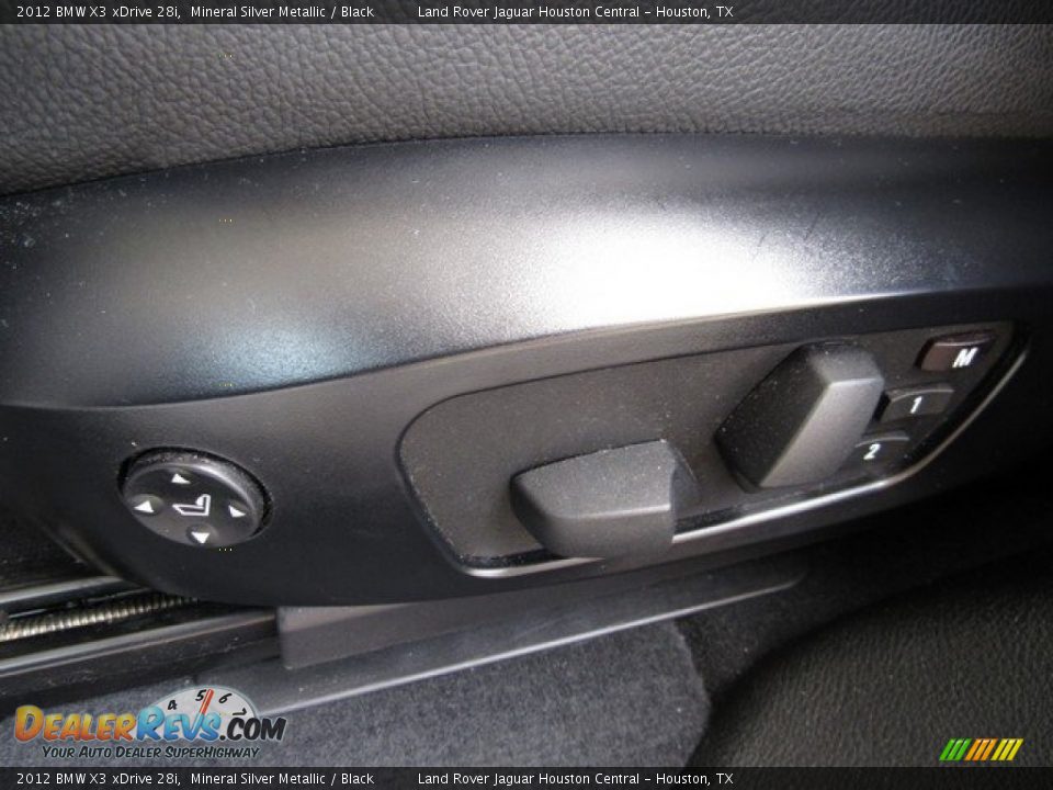 2012 BMW X3 xDrive 28i Mineral Silver Metallic / Black Photo #24