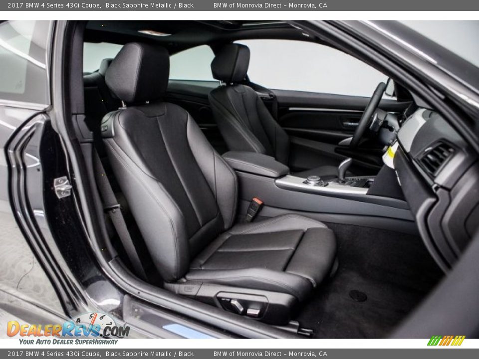 2017 BMW 4 Series 430i Coupe Black Sapphire Metallic / Black Photo #2