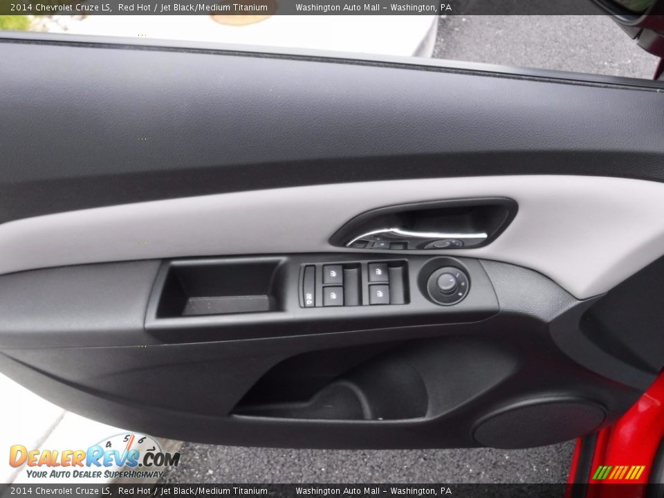 2014 Chevrolet Cruze LS Red Hot / Jet Black/Medium Titanium Photo #10