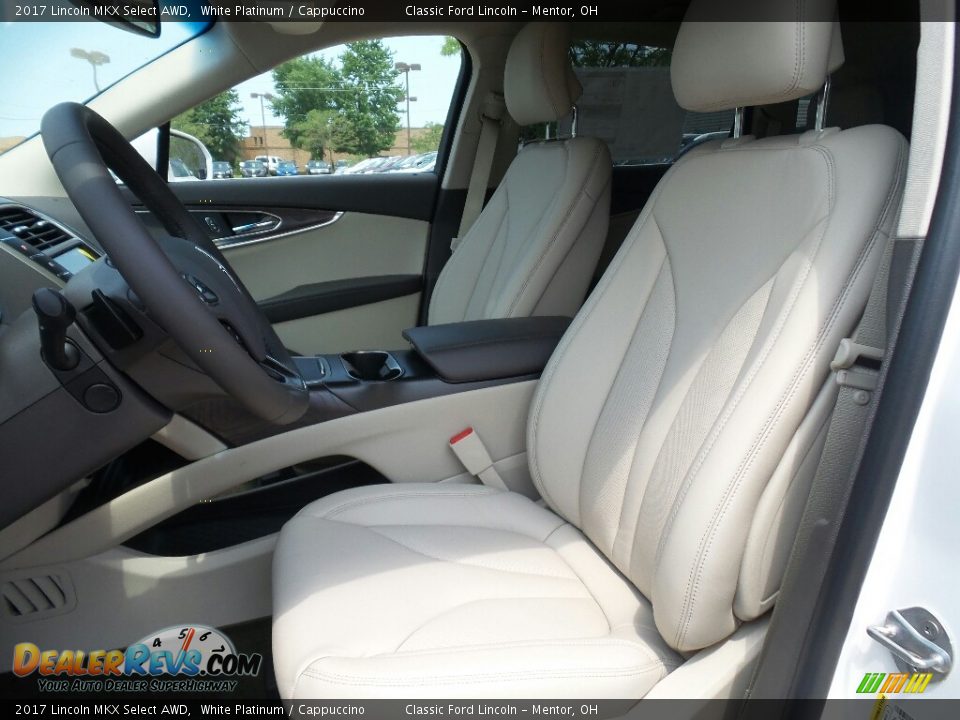 Front Seat of 2017 Lincoln MKX Select AWD Photo #8