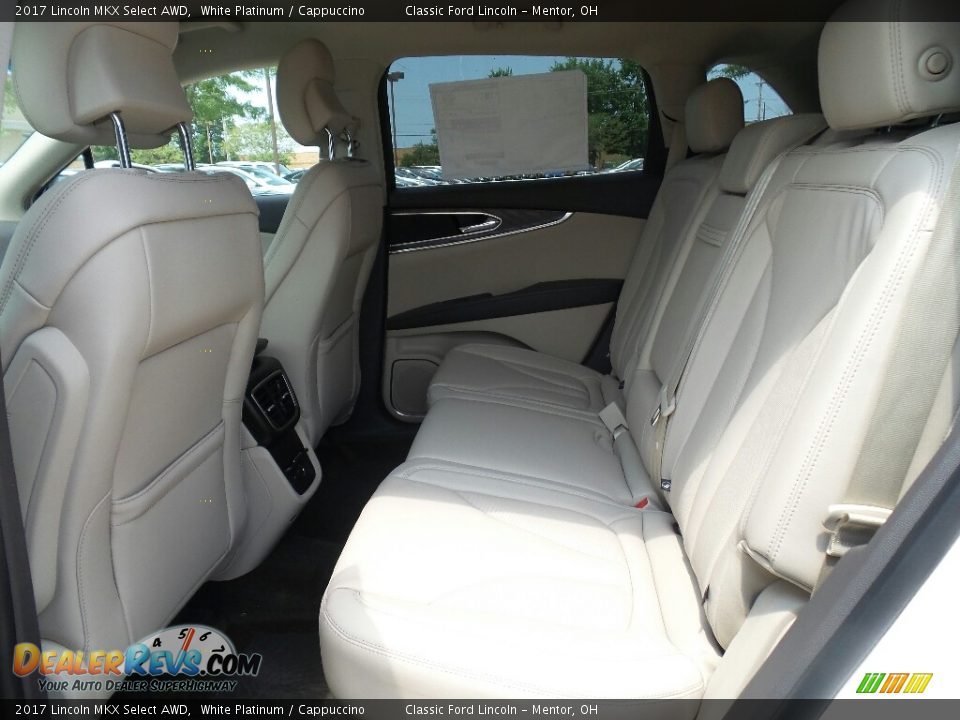 Rear Seat of 2017 Lincoln MKX Select AWD Photo #9
