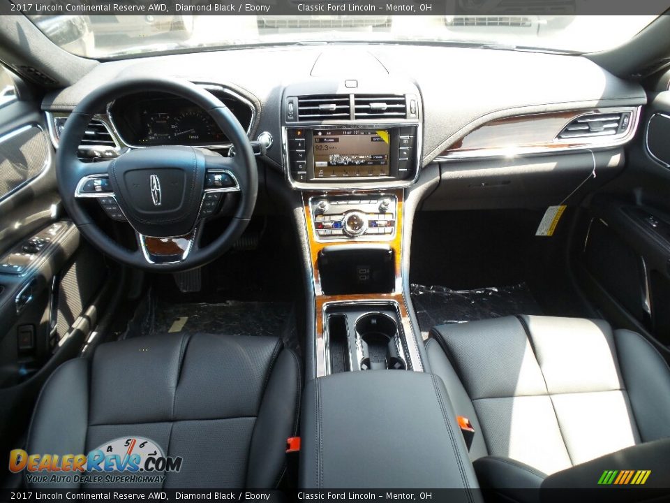 2017 Lincoln Continental Reserve AWD Diamond Black / Ebony Photo #6