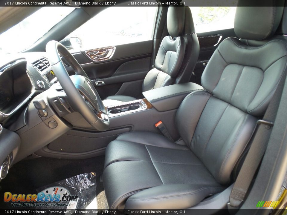 2017 Lincoln Continental Reserve AWD Diamond Black / Ebony Photo #8