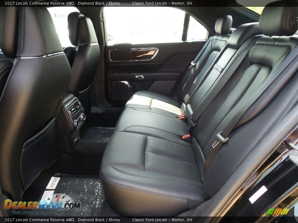 2017 Lincoln Continental Reserve AWD Diamond Black / Ebony Photo #9
