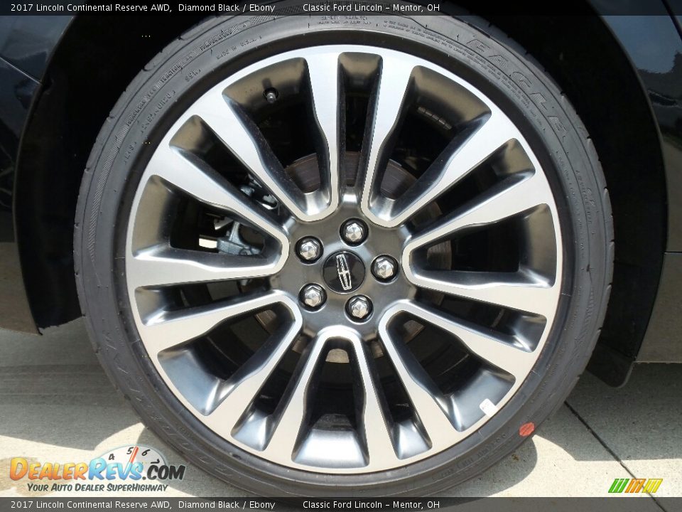 2017 Lincoln Continental Reserve AWD Diamond Black / Ebony Photo #10