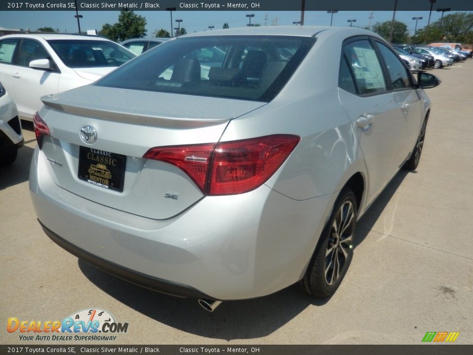 2017 Toyota Corolla SE Classic Silver Metalic / Black Photo #1