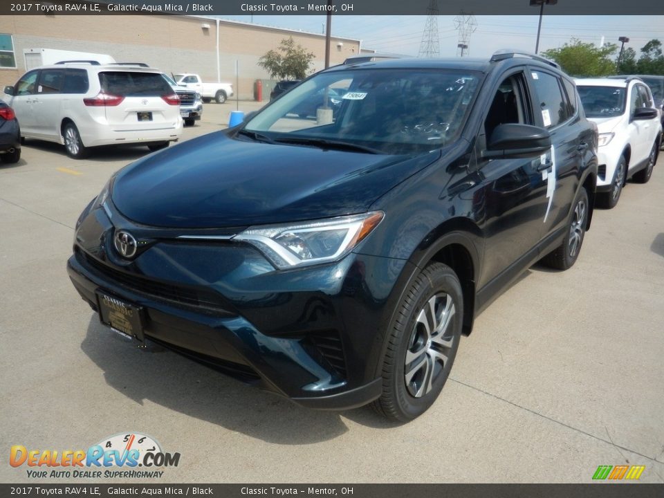 2017 Toyota RAV4 LE Galactic Aqua Mica / Black Photo #1