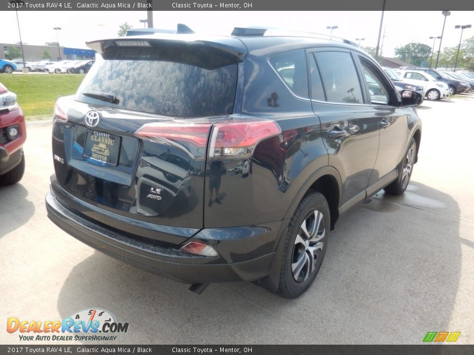 2017 Toyota RAV4 LE Galactic Aqua Mica / Black Photo #2