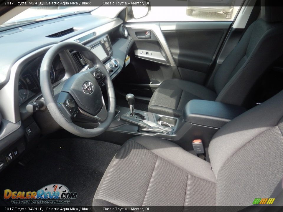 2017 Toyota RAV4 LE Galactic Aqua Mica / Black Photo #3