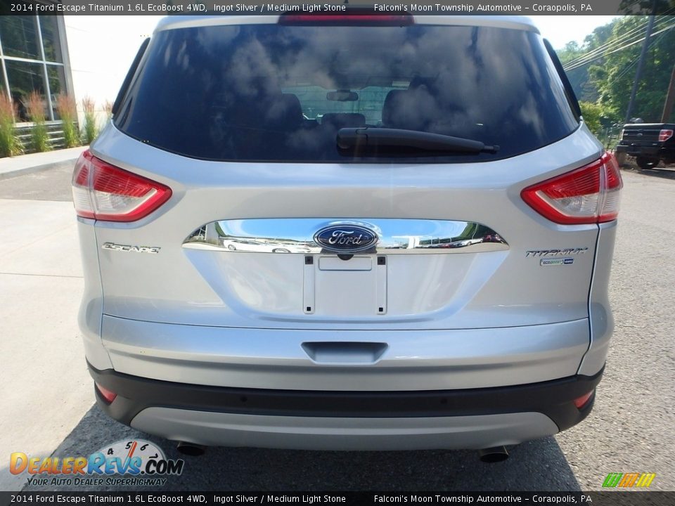2014 Ford Escape Titanium 1.6L EcoBoost 4WD Ingot Silver / Medium Light Stone Photo #3