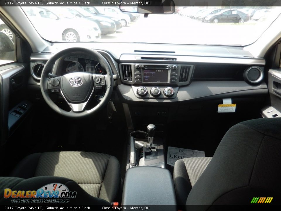2017 Toyota RAV4 LE Galactic Aqua Mica / Black Photo #4
