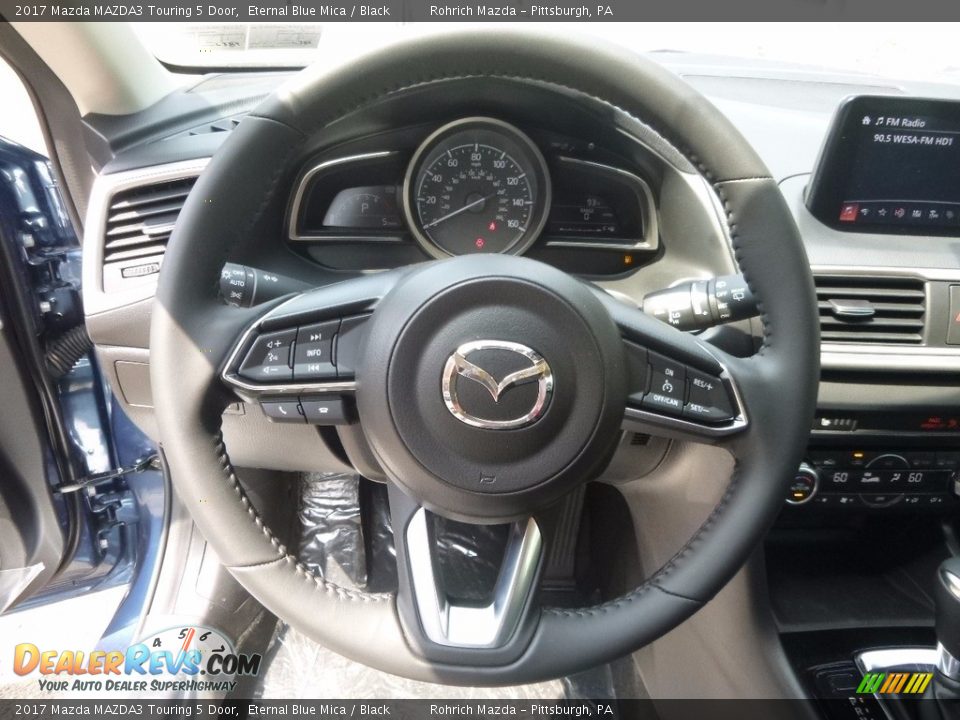 2017 Mazda MAZDA3 Touring 5 Door Steering Wheel Photo #11
