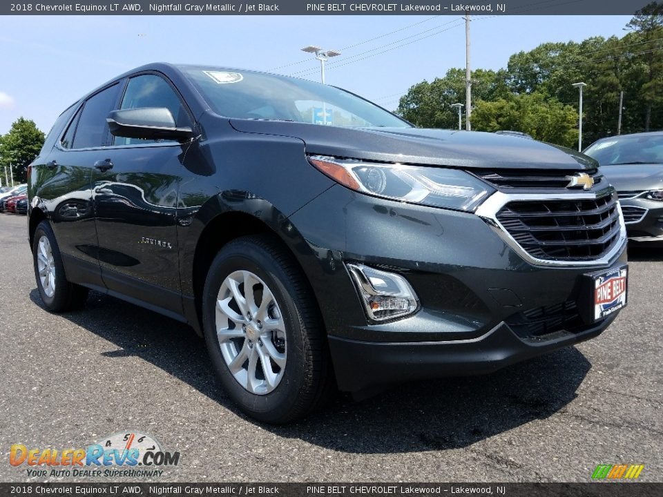 2018 Chevrolet Equinox LT AWD Nightfall Gray Metallic / Jet Black Photo #1