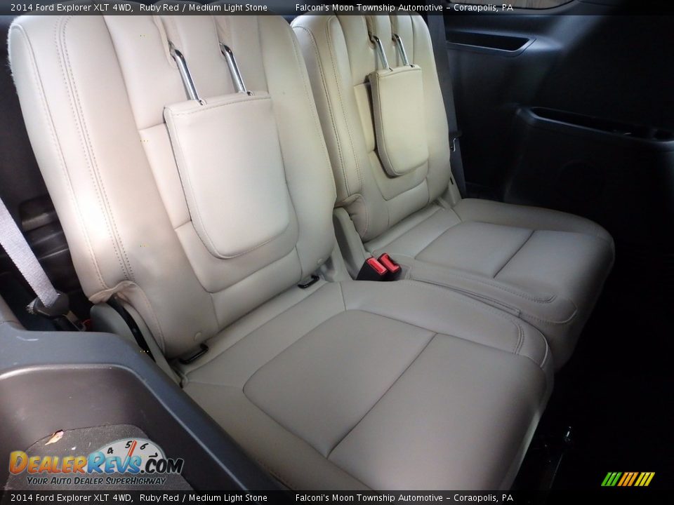 2014 Ford Explorer XLT 4WD Ruby Red / Medium Light Stone Photo #14