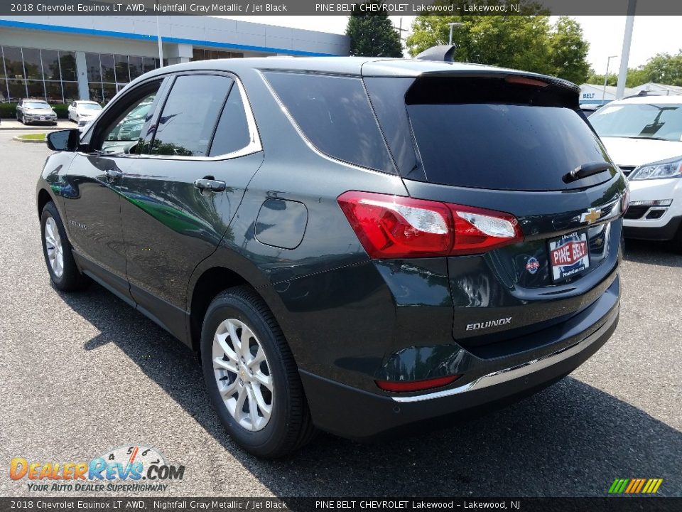 2018 Chevrolet Equinox LT AWD Nightfall Gray Metallic / Jet Black Photo #4