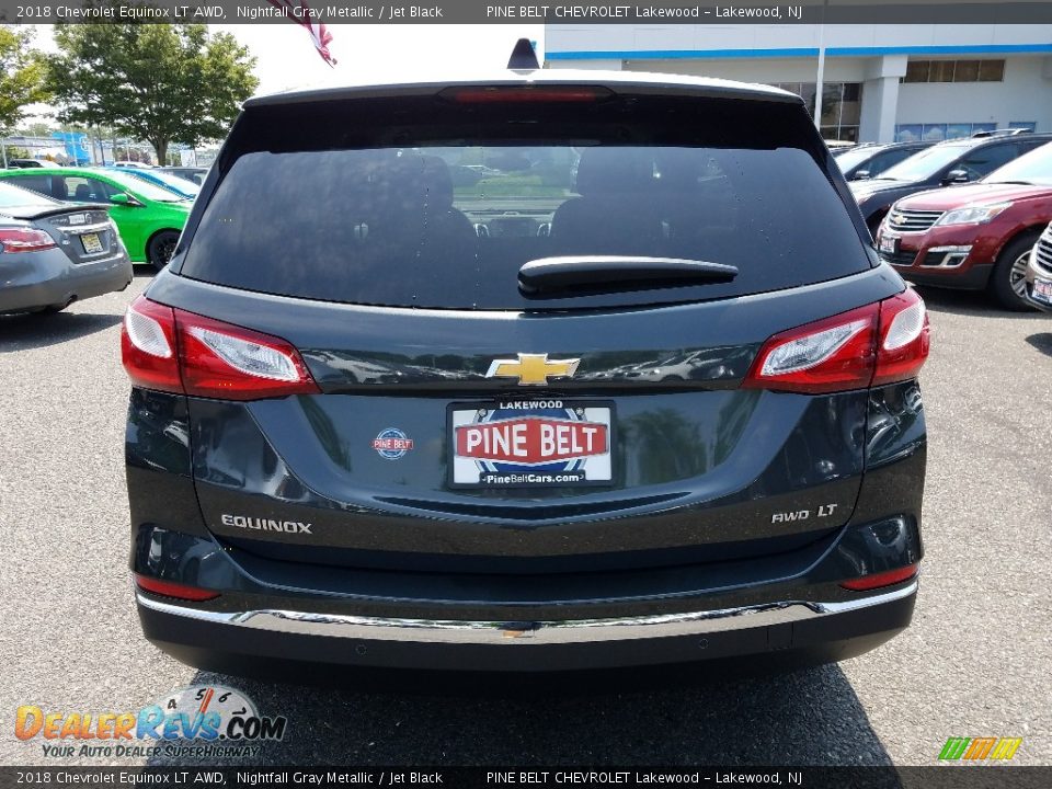 2018 Chevrolet Equinox LT AWD Nightfall Gray Metallic / Jet Black Photo #5