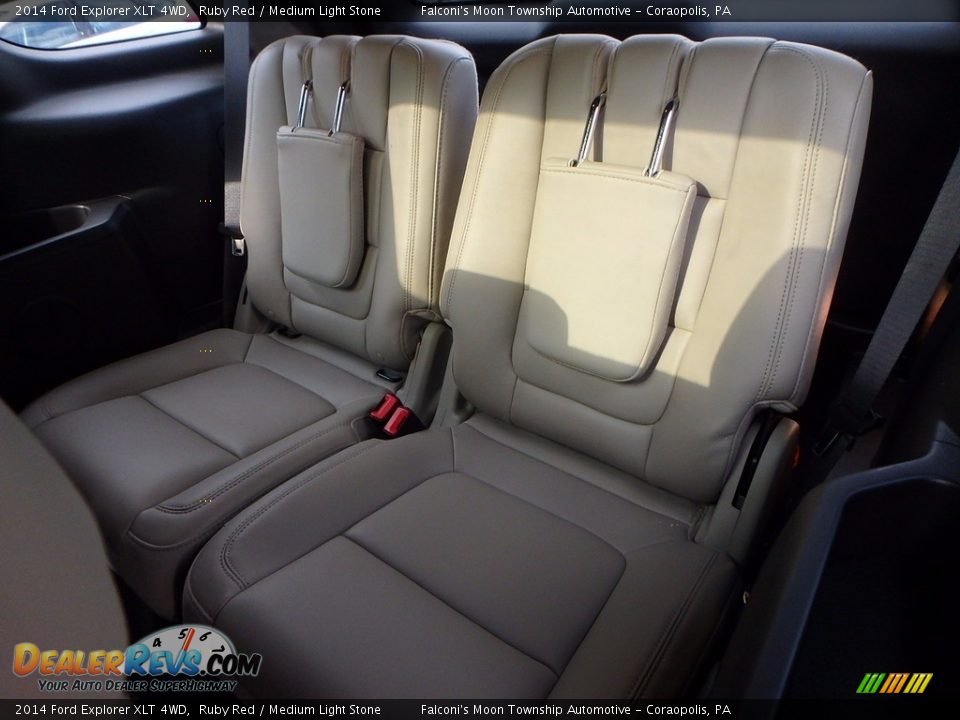 2014 Ford Explorer XLT 4WD Ruby Red / Medium Light Stone Photo #18