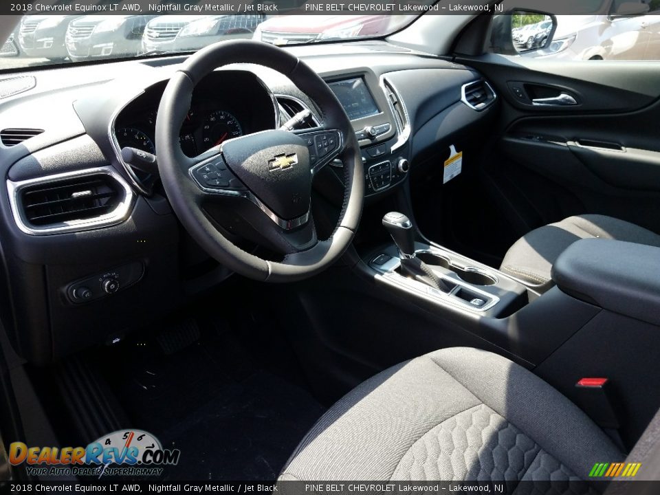 2018 Chevrolet Equinox LT AWD Nightfall Gray Metallic / Jet Black Photo #7
