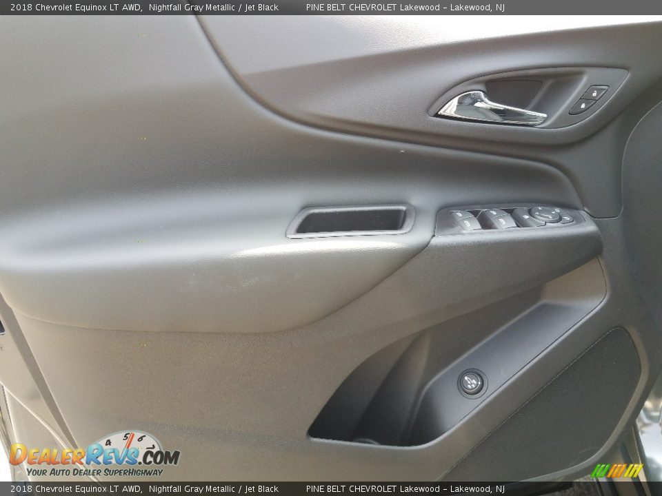 2018 Chevrolet Equinox LT AWD Nightfall Gray Metallic / Jet Black Photo #8