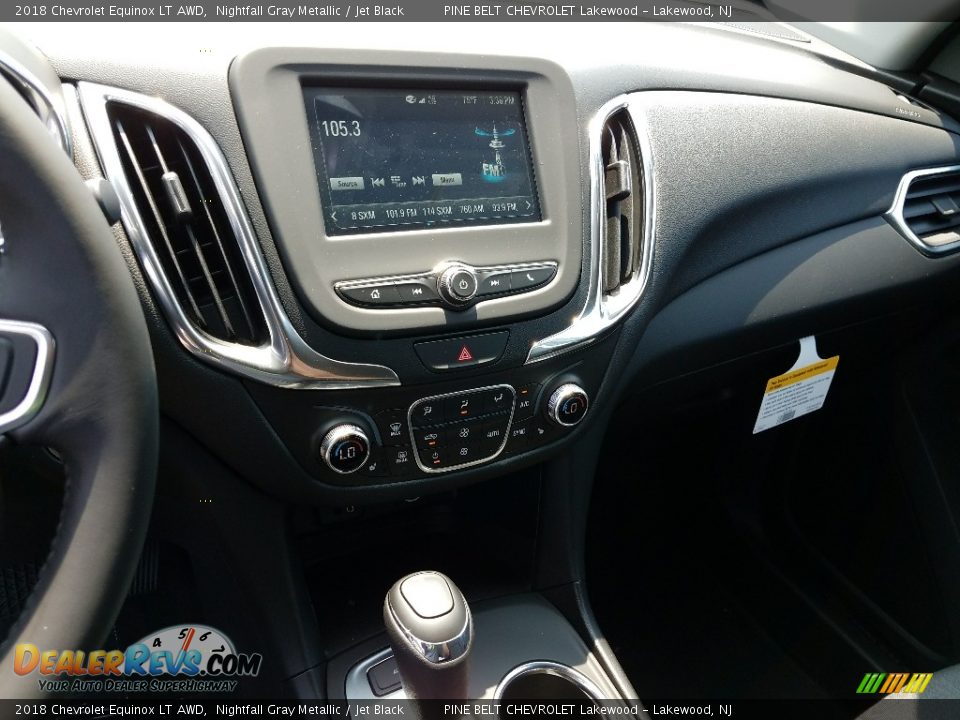 2018 Chevrolet Equinox LT AWD Nightfall Gray Metallic / Jet Black Photo #10