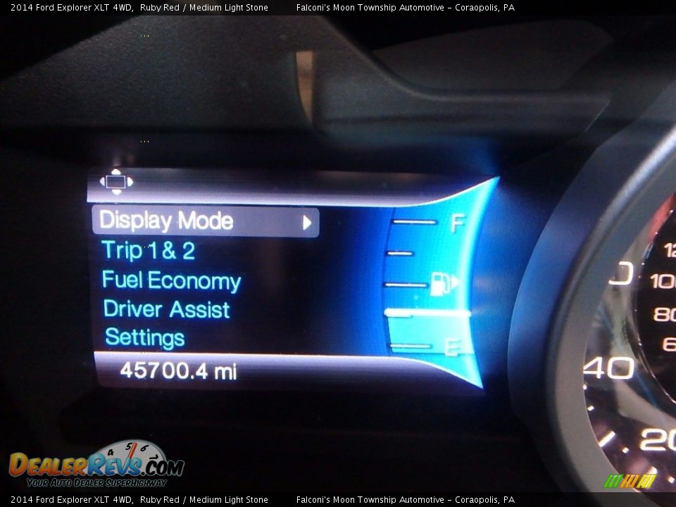 2014 Ford Explorer XLT 4WD Ruby Red / Medium Light Stone Photo #24